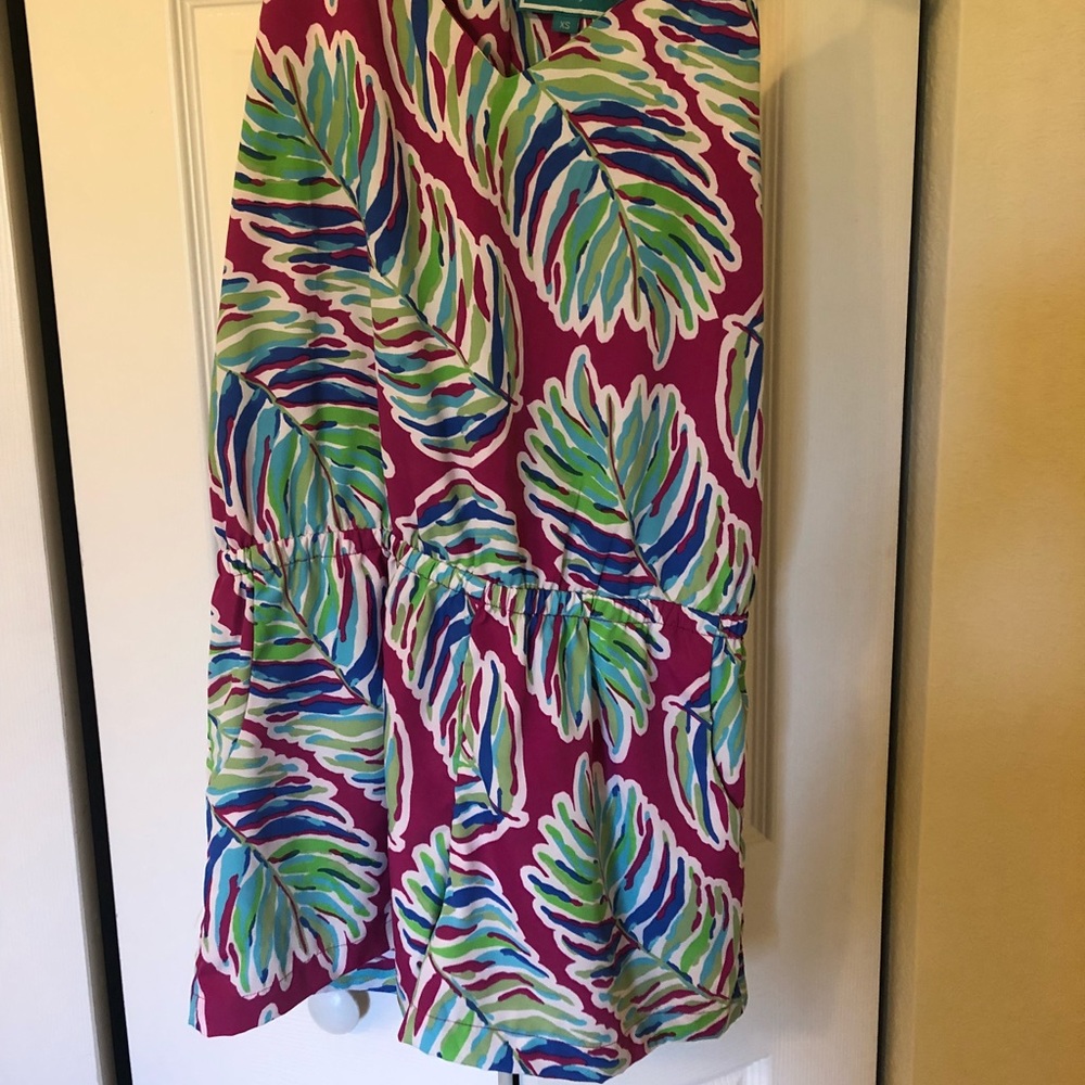 Southern Frock banana leaf romper